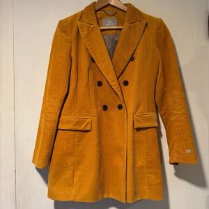 Soia & Kyo Corduroy Double Breasted Blazer Jacket